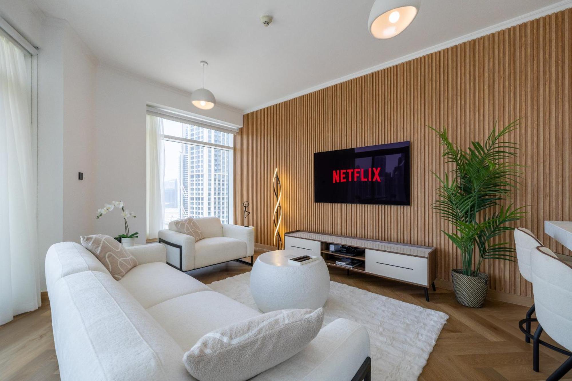 Upgraded Apartment With Stunning Burj Khalifa View Dubai Exterior photo