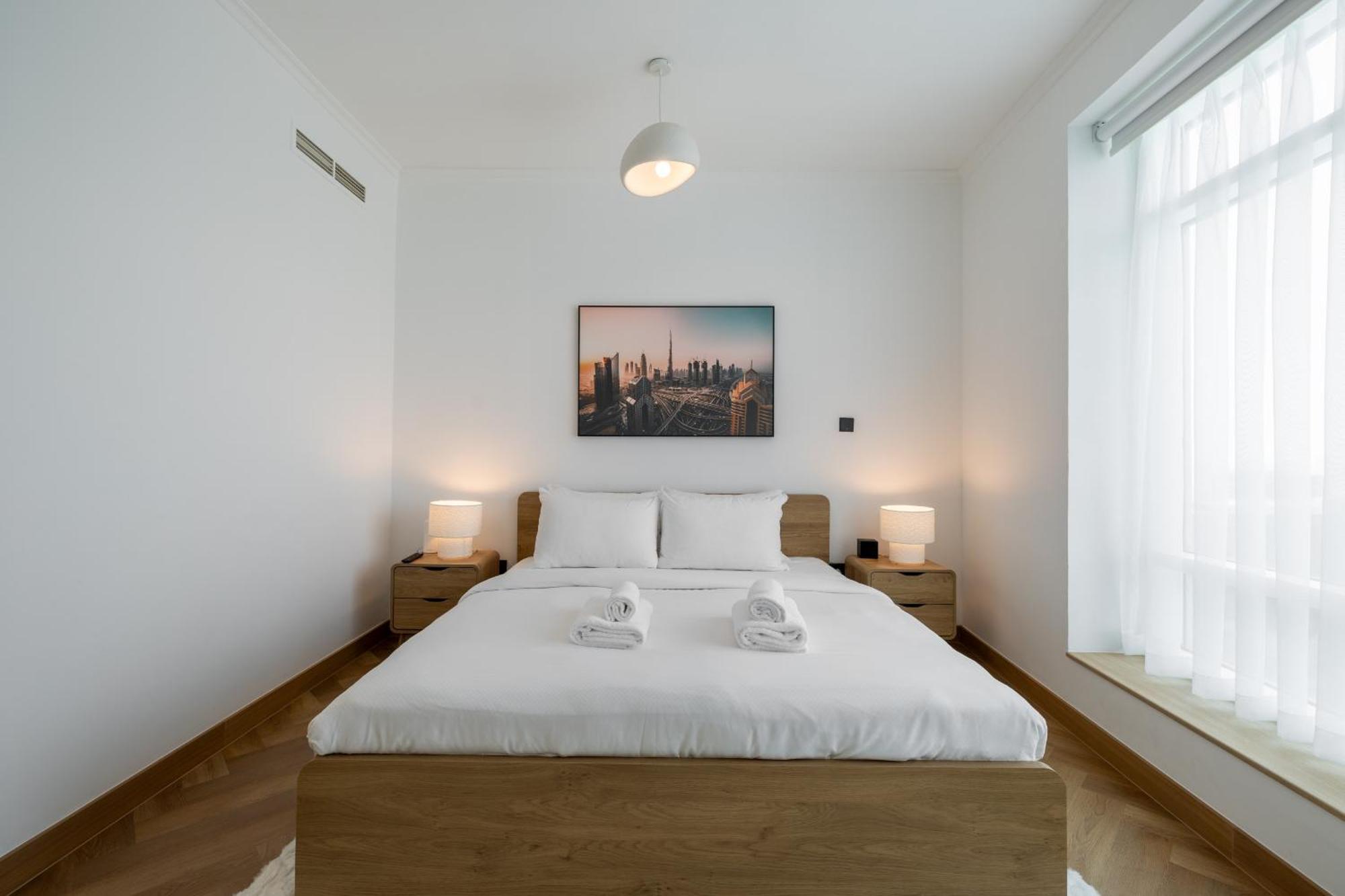 Upgraded Apartment With Stunning Burj Khalifa View Dubai Exterior photo